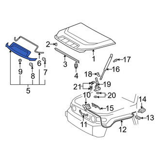 Toyota OE - Front Hood Scoop