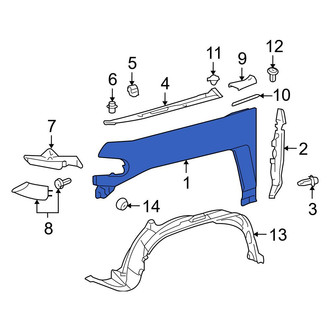 Toyota OE - Front Left Fender