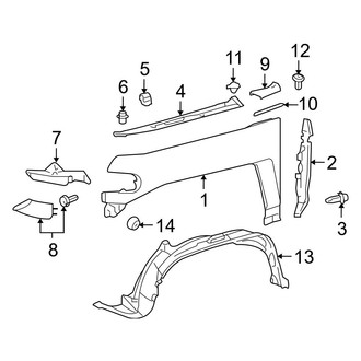 Toyota OE - Fender & Components