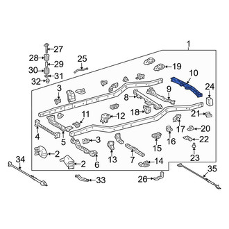 Toyota OE - Frame Crossmember