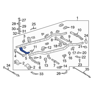 Toyota OE - Front Frame Crossmember