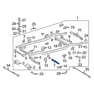 Toyota OE - Frame Crossmember