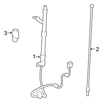 Toyota OE - Electrical - Antenna (Mast Type)