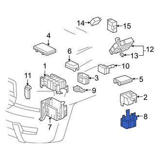 Toyota OE - Lower Fuse Box Cover