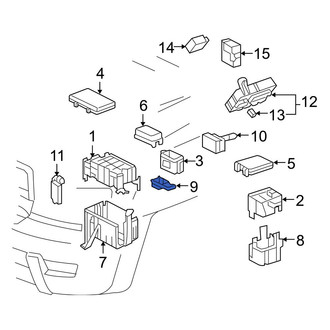 Toyota OE - Lower Fuse Box Cover