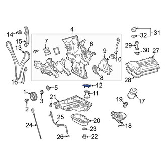 Toyota OE - Engine Oil Strainer Gasket