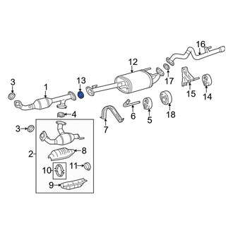 Toyota OE - Exhaust Pipe Connector Gasket