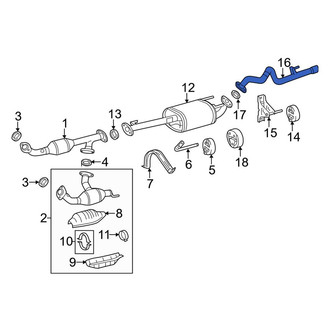 Toyota OE - Exhaust Pipe