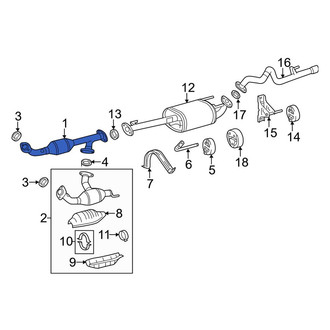 Toyota OE - Exhaust Pipe