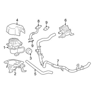 Toyota OE - Emission System - Emission Components (A.I.R. Pump & Components)