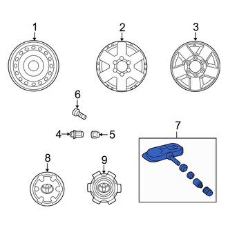 Toyota OE - Tire Pressure Monitoring System (TPMS) Sensor