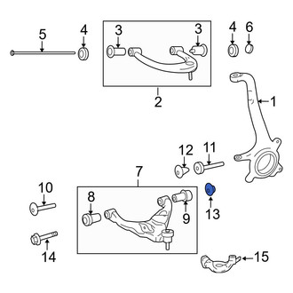 Toyota OE - Front Alignment Camber Adjusting Eccentric