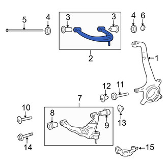 Toyota OE - Front Right Upper Suspension Control Arm