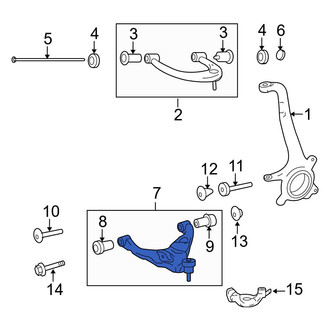 Toyota OE - Front Right Lower Suspension Control Arm