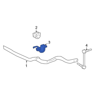 Toyota OE - Left Suspension Stabilizer Bar Bracket