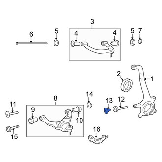 Toyota OE - Front Alignment Camber Adjusting Eccentric