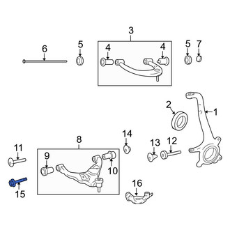 Toyota OE - Front Lower Suspension Control Arm Bolt