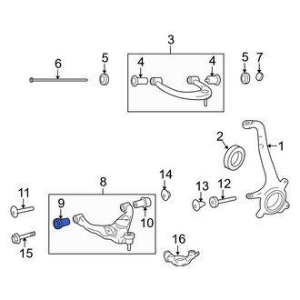 Toyota OE - Front Lower Forward Suspension Control Arm Bushing
