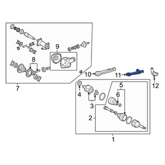 Toyota OE - Front Left Differential Housing Support
