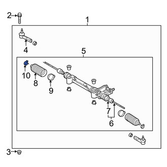 Toyota OE - Rack and Pinion Bellows Clamp