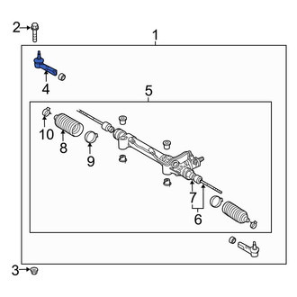 Toyota OE - Right Outer Steering Tie Rod End