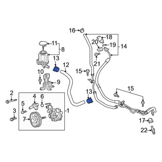 Toyota OE - Power Steering Hose Clamp