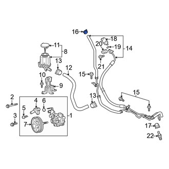 Toyota OE - Power Steering Hose Clamp