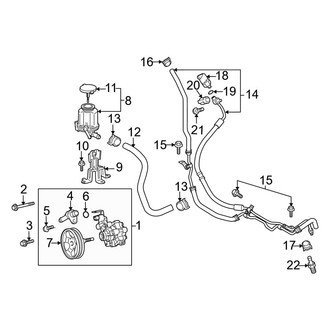 Toyota OE - Steering Gear & Linkage - Pump & Hoses