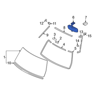 Toyota OE - Front Interior Rear View Mirror