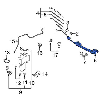 Toyota OE - Wiper Linkage