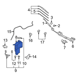 Toyota OE - Washer Fluid Reservoir