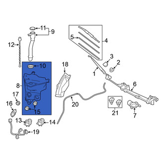 Toyota OE - Washer Fluid Reservoir
