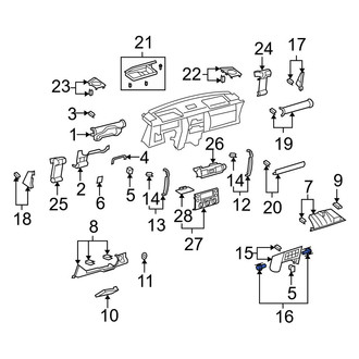 Toyota OE - Rear Quarter Panel Trim Panel Clip