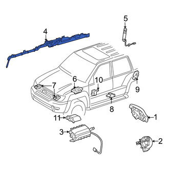 Toyota OE - Right Curtain Air Bag