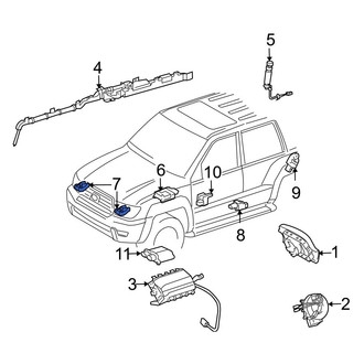 Toyota OE - Front Air Bag Impact Sensor