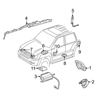 Toyota OE - Restraint Systems - Air Bag Components