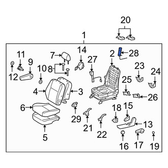 Toyota OE - Front Left Seat Air Bag