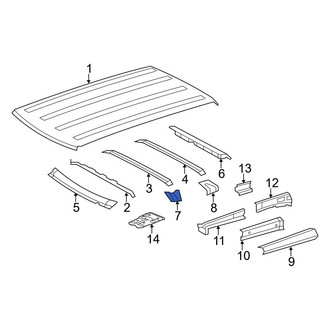 Toyota OE - Front Roof Panel Reinforcement Bracket