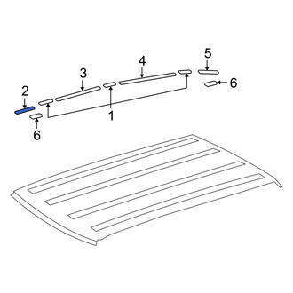 Toyota OE - Left Roof Molding
