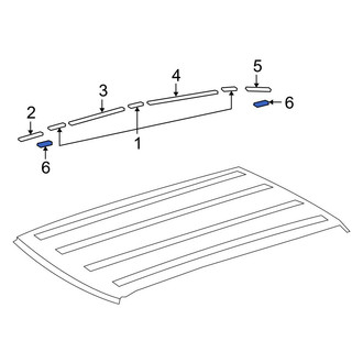Toyota OE - Windshield Molding Clip