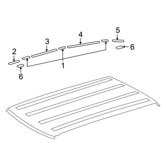Toyota OE - Roof - Exterior Trim (With Special Edition)