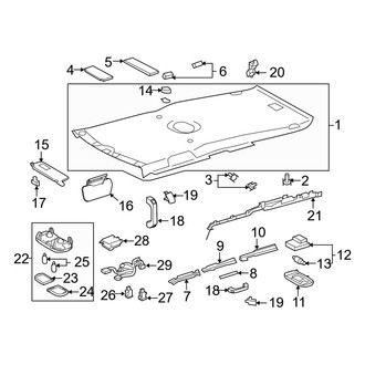 Toyota OE - Roof - Interior Trim