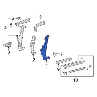 Toyota OE - Left Outer Body A-Pillar