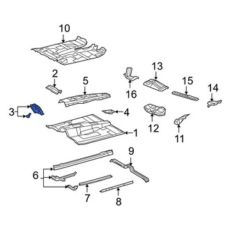 Toyota OE - Foot Rest