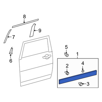Toyota OE - Front Left Door Molding