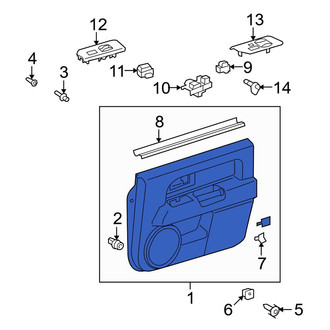 Toyota OE - Front Left Inner Door Interior Trim Panel