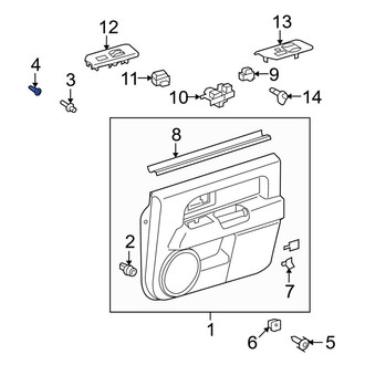 Toyota OE - Front Door Interior Trim Panel Retainer