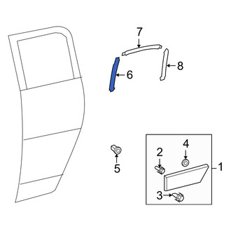 Toyota OE - Center Left Black Out Tape