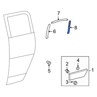 Toyota OE - Center Left Black Out Tape