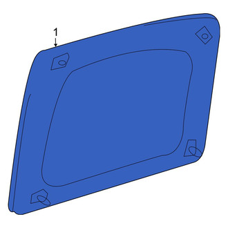 Toyota OE - Rear Door Glass